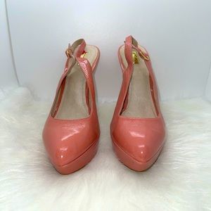 Salmon color 3“ heels